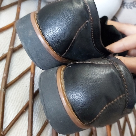 BOC Born Concept leather sneakers comfort shoes lace up black - Picture 15 of 16